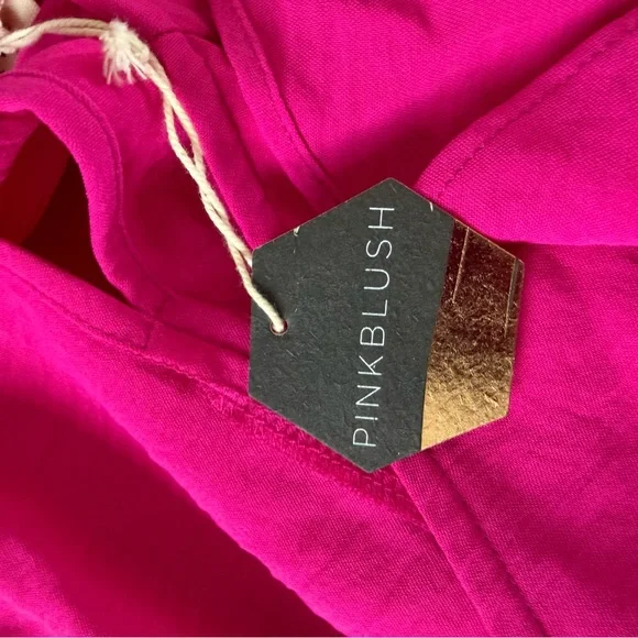 Pinkblush Vibrant Pink Ruffle Dress - Picture 4 of 5